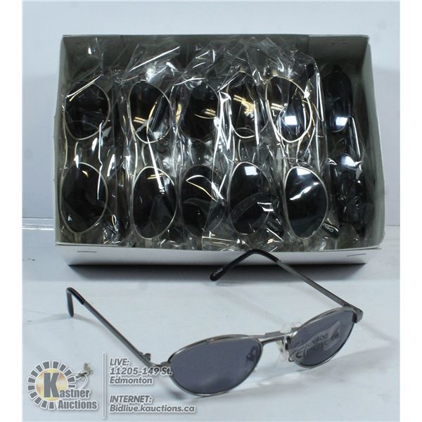 BOX OF SUNGLASSES.