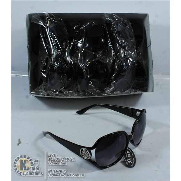 BOX OF SUNGLASSES.