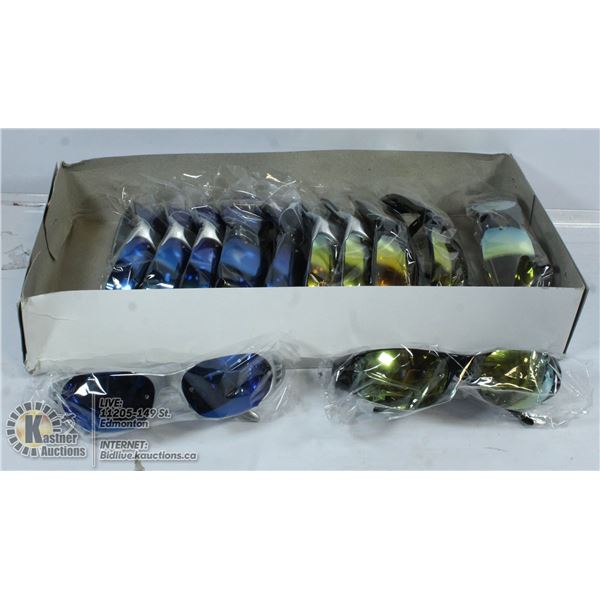 BOX OF SUNGLASSES.