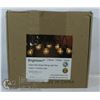 Image 1 : BRIGHTOWN BLACK CLEAR G40 STRING LIGHT SET.