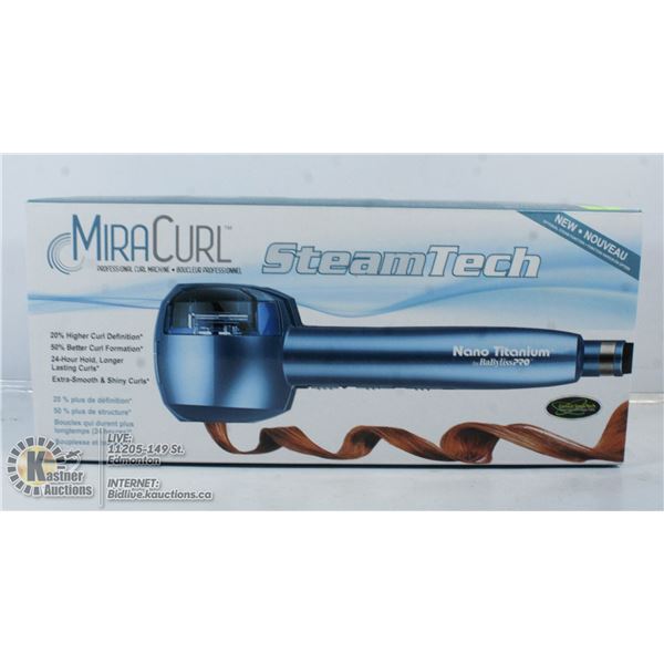 MIRACURL STEAMTECH NANO TITANIUM CURLER.