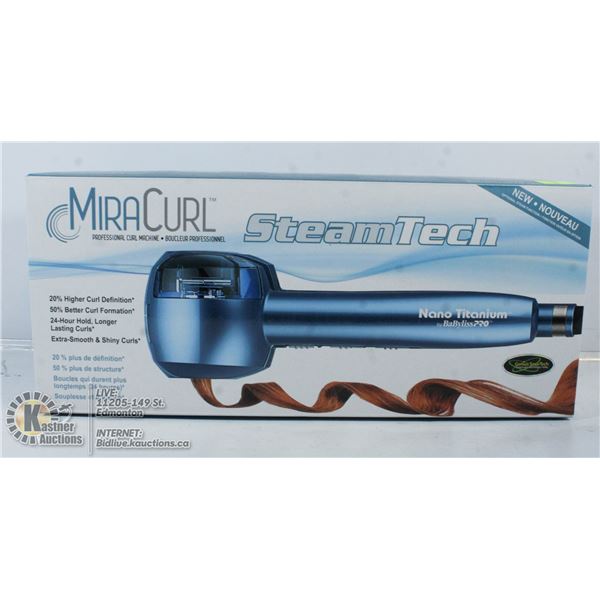 MIRACURL STEAMTECH NANO TITANIUM CURLER.