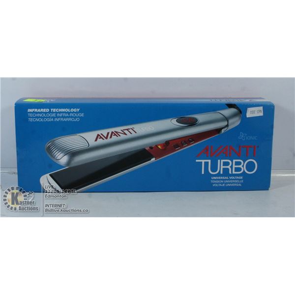 AVANTI TURBO HAIR STRAIGHTENER.