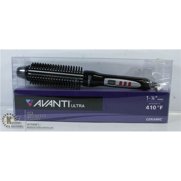 NEW AVANTI ULTRA 1-1/4" BARREL CURLING BRUSH.