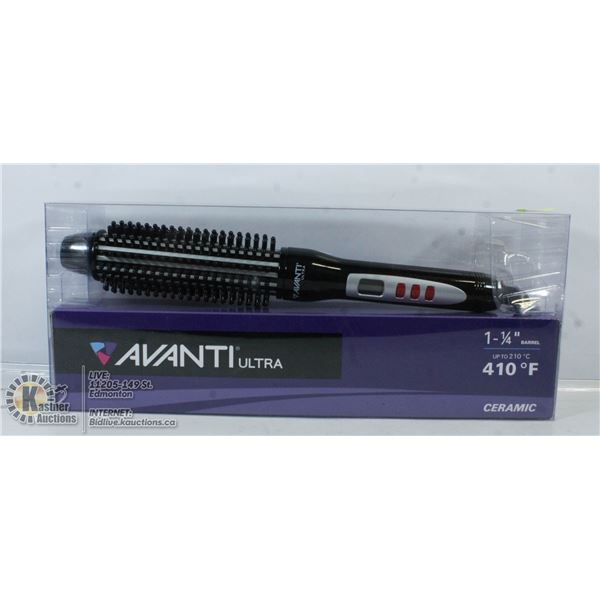 NEW AVANTI ULTRA 1-1/4" BARREL CURLING BRUSH.