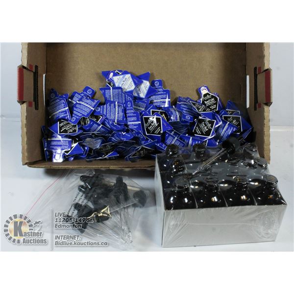 FLAT OF JACK BLACK FACIAL EXFOLIANTS AND DROPPERS