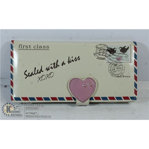 SHAGWEAR POSTCARD WALLET.