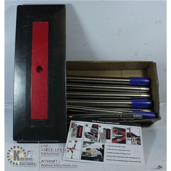 XL SNOW BRUSH GREAT FOR TRUCKS AND OVERHANGS.