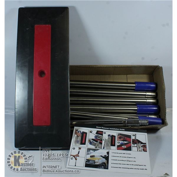 XL SNOW BRUSH GREAT FOR TRUCKS AND OVERHANGS.