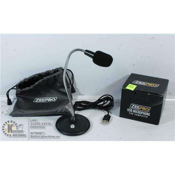 ZEK PRO USB MICROPHONE FOR COMPUTER.