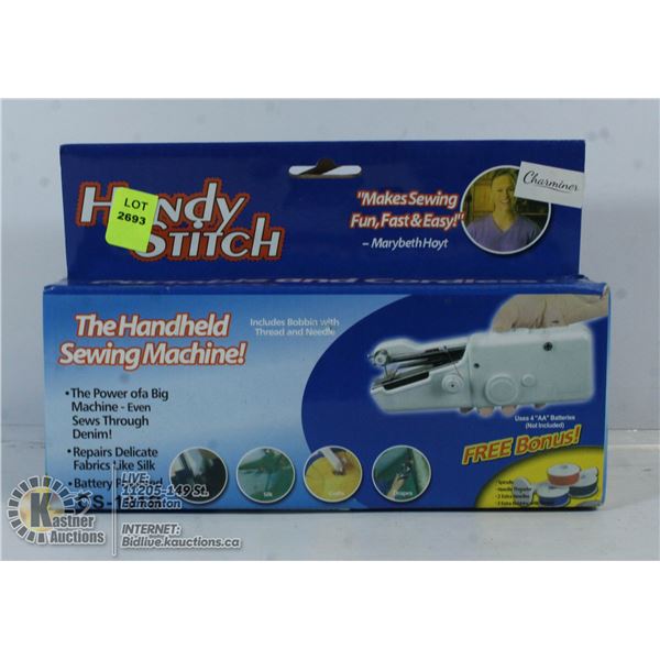 PORTABLE HANDHELD SEWING MACHINE.
