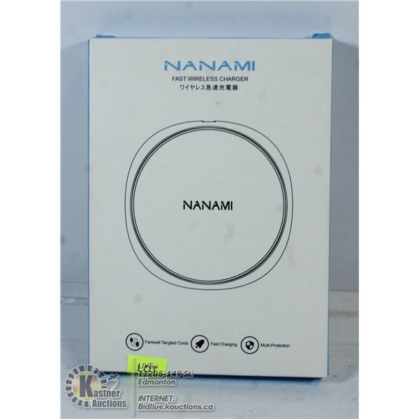 NANAMI FAST WIRELESS CHARGER.