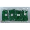 Image 1 : 4 PACKS OF ZIP TIES. SIZE 7.4". TENCILE 50LBS.