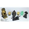 Image 1 : FLAT OF ASSORTED BHUDIST AND CHINESE STATUES.