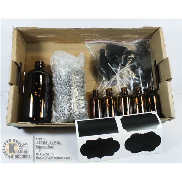 NEW GLASS SPRAY BOTTLES.