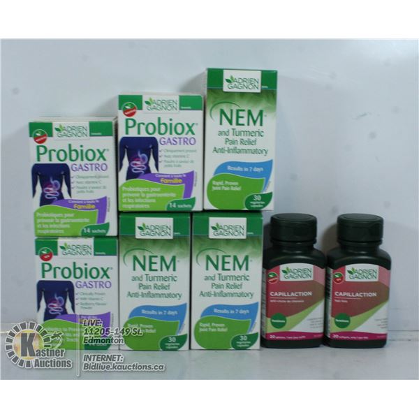 BOX OF NEW MIXED VITAMINS & SUPLIMENTS