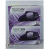 Image 1 : 2 NEW PURPLE STEAMPLY TRAVEL STEAMERS