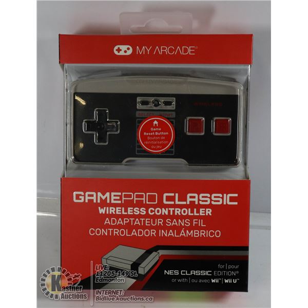 NEW MY ARCADE GAMEPAD CLASSIC WIRELESS CONTROLLER