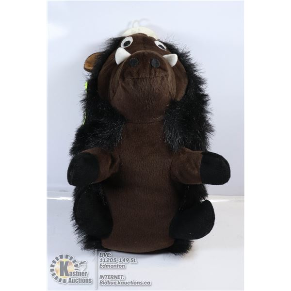 STUFFED TOY WITH TAG 14" WILD BOAR