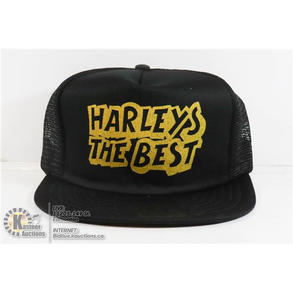 NEW HAT "HARLEYS THE BEST....F*** THE REST"