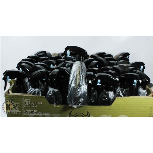 LARGE FLAT OF NEW SPRAY BOTTLES.