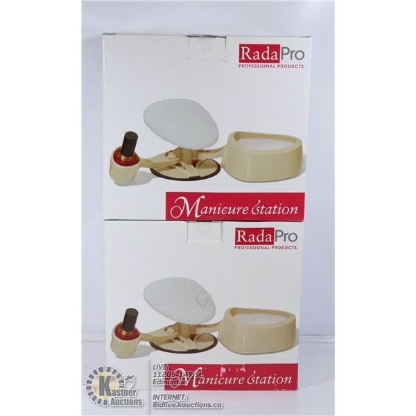 LOT OF 2 RADAPRO MANICURE STATION