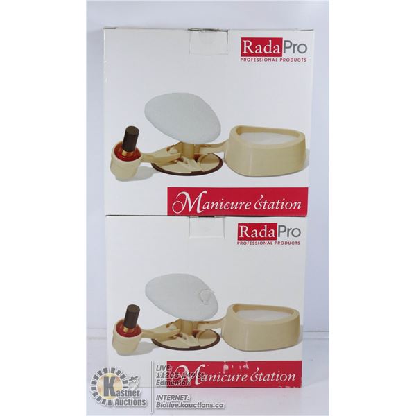 LOT OF 2 RADAPRO MANICURE STATION