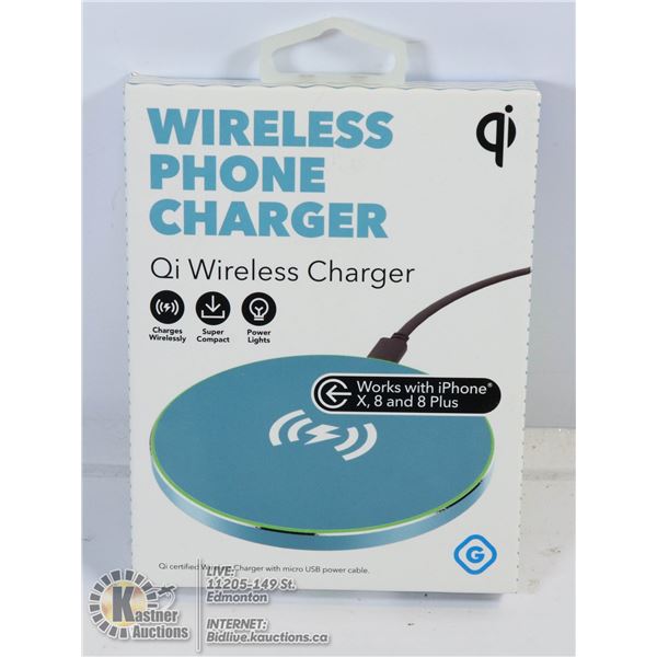 NEW GEMS WIRELESS QI PHONE CHARGER