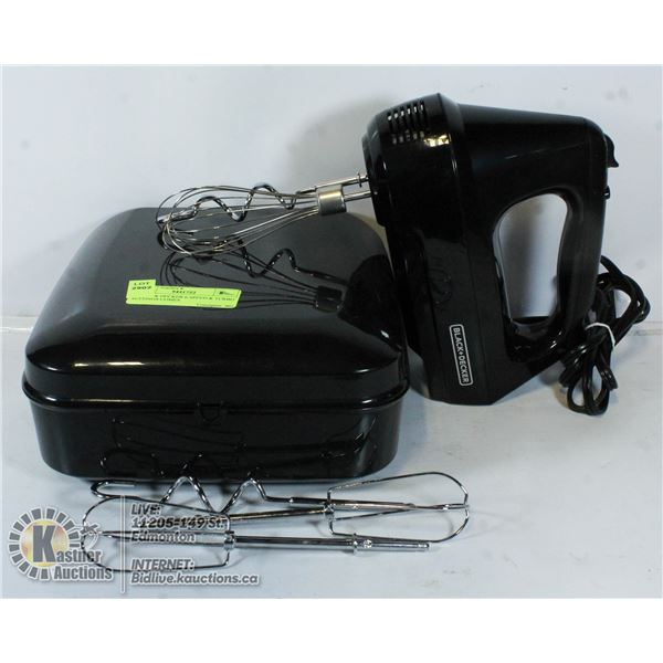 HAND BLENDER, BLACK & DECKER 6-SPEED & TURBO