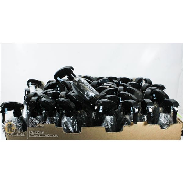 LARGE FLAT OF NEW SPRAY BOTTLES.