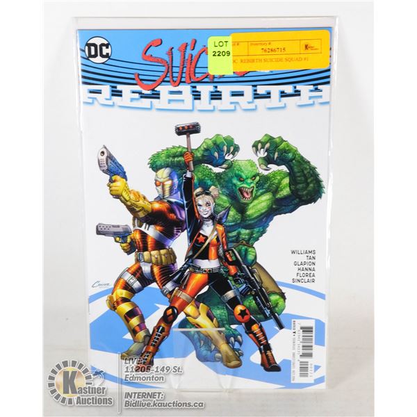 DC  REBIRTH SUICIDE SQUAD #1