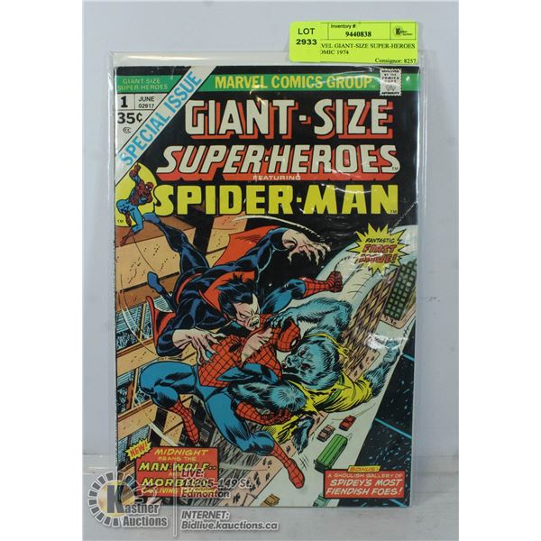 MARVEL GIANT-SIZE SUPER-HEROES #1 COMIC 1974