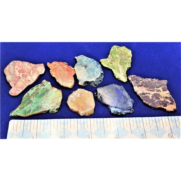 12)  LOT OF 82.8 GRAMS, 8 PIECES OF