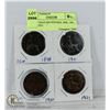 Image 1 : LARGE ENGLISH PENNIES 1898, 1901, 1920 & 1921