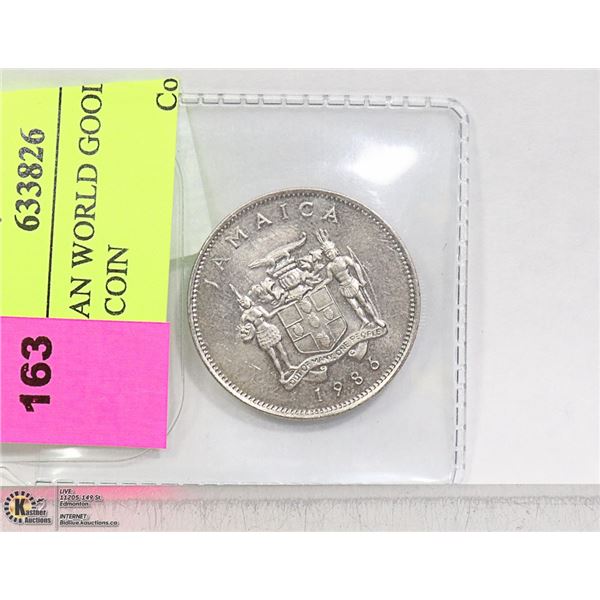 JAMAICAN WORLD GOOD FOOD DAY 20CENT COIN