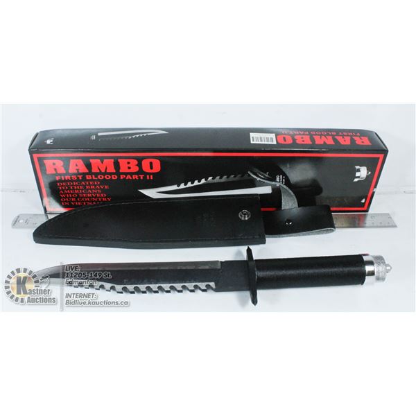 NEW REPLICA  RAMBO II JUNGLE KNIFE