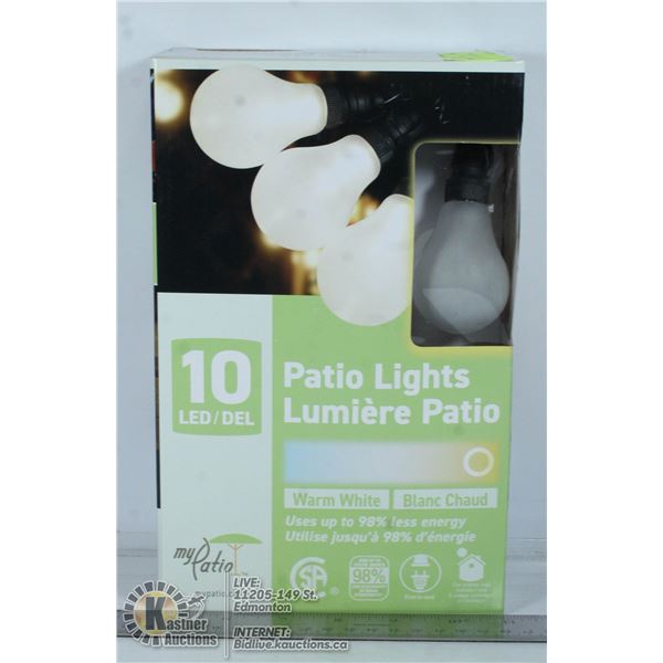 MY PATIO 10 LED LIGHT STRING