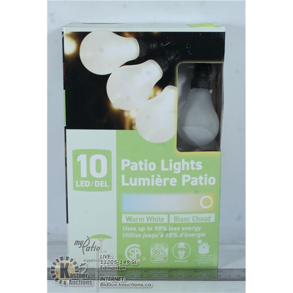 MY PATIO 10 LED LIGHT STRING