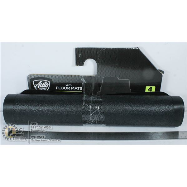 RESTOCKED AUTO DRIVE 4PC FLOOR MATS