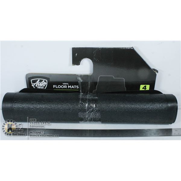 RESTOCKED AUTO DRIVE 4PC FLOOR MATS