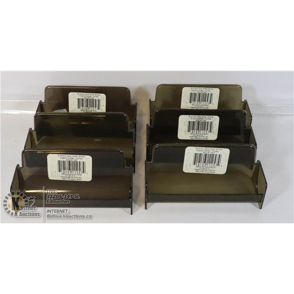LOT OF 6 CARD DISPLAYS
