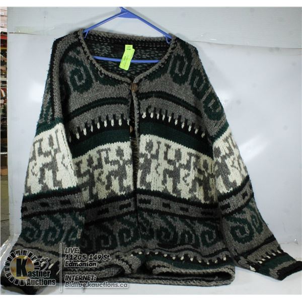 XL 100% WOOL SWEATER