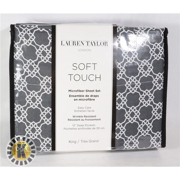 NEW KING SIZE MICROFIBER SHEET SET