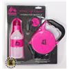 Image 1 : NEW 25'  RETRACTABLE DOG LEASH AND HYDRATION SET