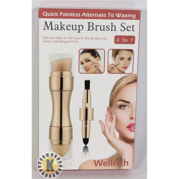 NEW 4 IN 1 MAKEUP BRUSH SET