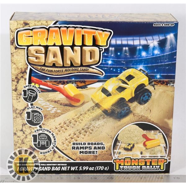 NEW GRAVITY SAND MONSTER TRUCK RALLY SET