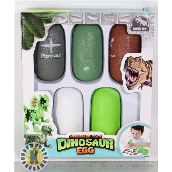 NEW 5PC DINOSAUR EGG KIDS TOY