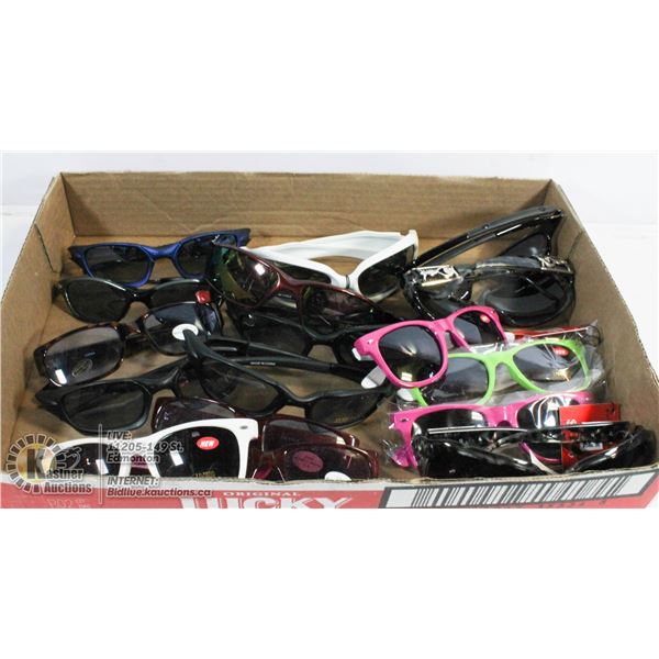 LOT OF ASSORTED SUNGLASSES.