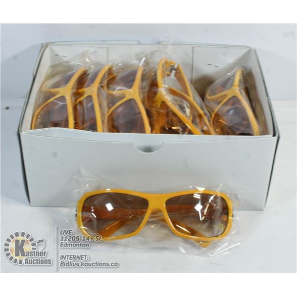 BOX OF SUNGLASSES.