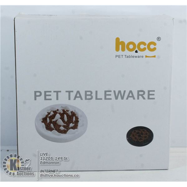 PET TABLEWARE SLOW FEEDER.